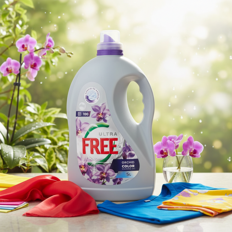 Гель для стирки Ultra FREE Orchid Color для цветного белья (5 л)