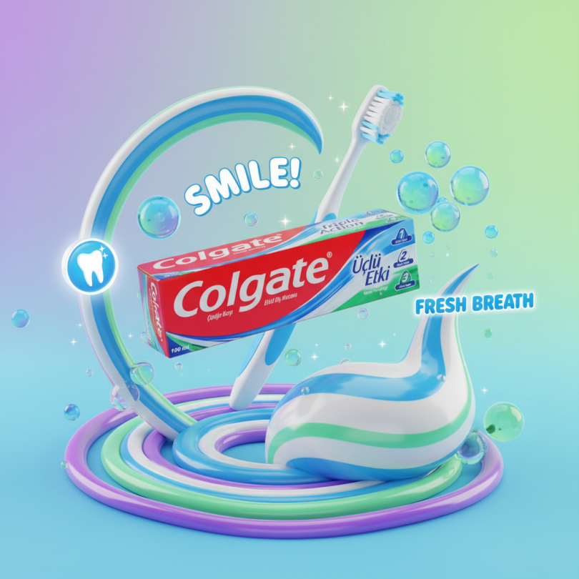 Зубная паста Colgate Triple Action (Тройное действие), 100 мл