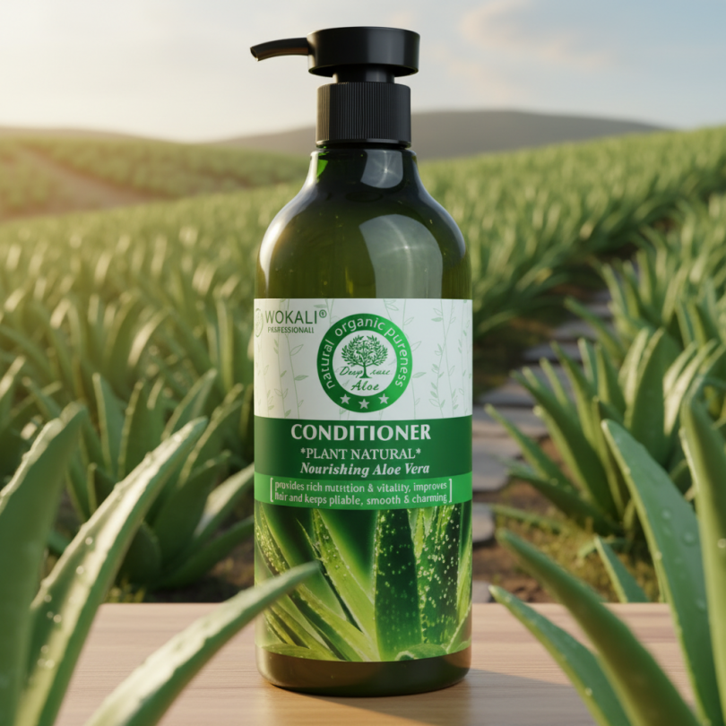 Кондиционер для волос WOKALI — Nourishing Aloe Vera (550 мл)