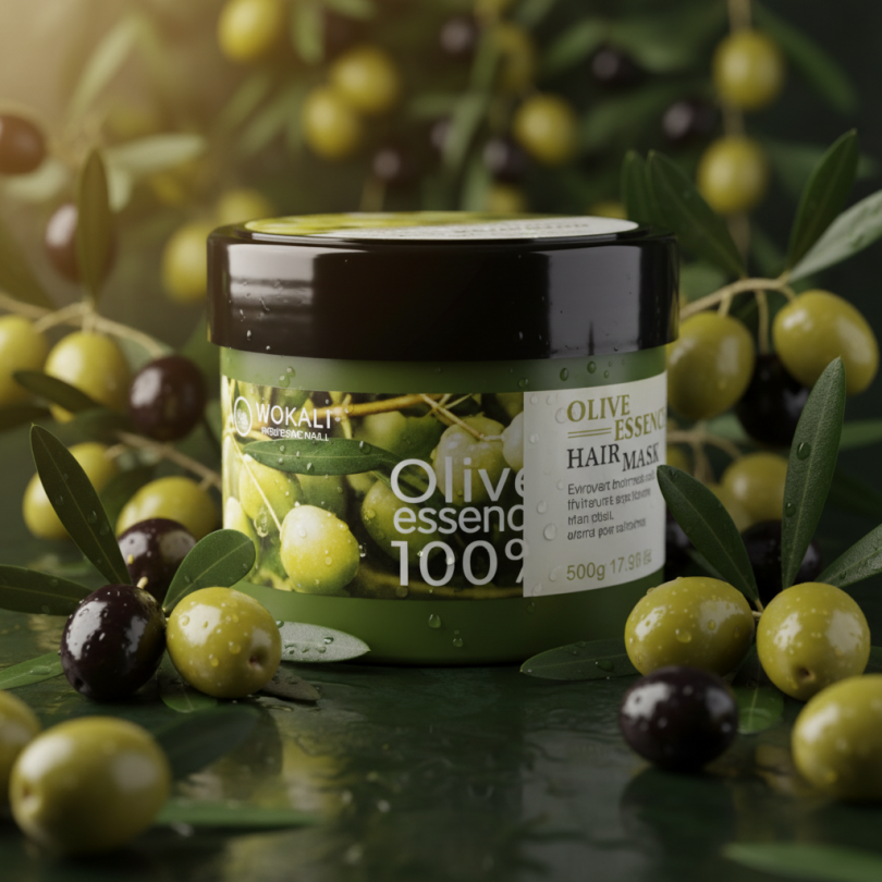Маска для волос Wokali Olive Essence 100%, 500 г