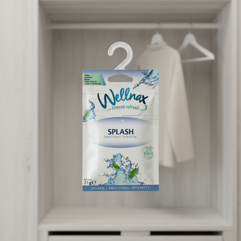 Ароматическое саше для шкафа Wellnax — Splash (Морская свежесть, 21 г)