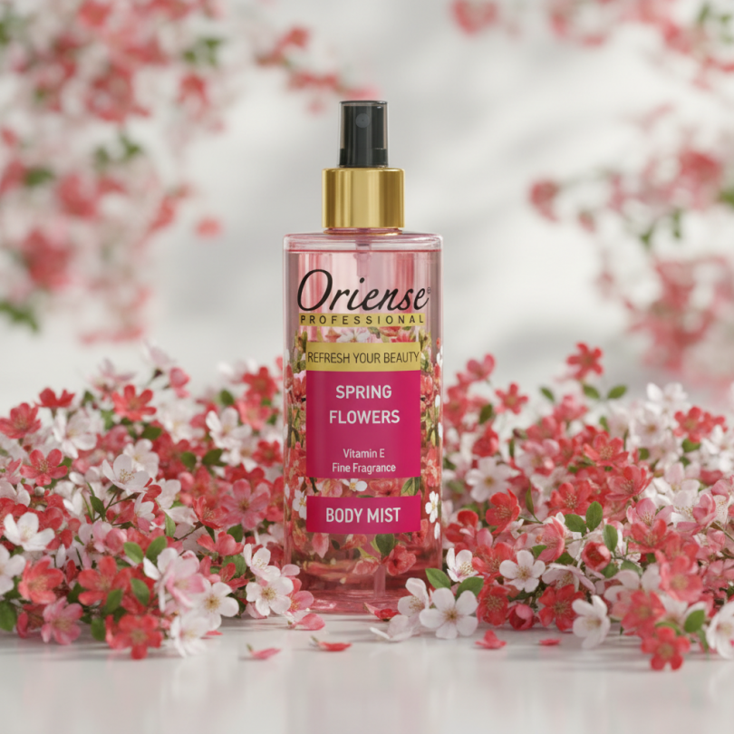 Парфюмированный спрей для тела Oriense Professional "Spring Flowers" (Body Mist)