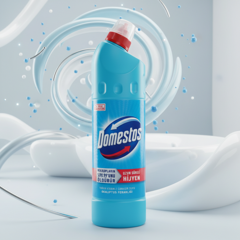 Чистящее средство для унитаза Domestos Свежесть эвкалипта (Okaliptüs Ferahlığı)