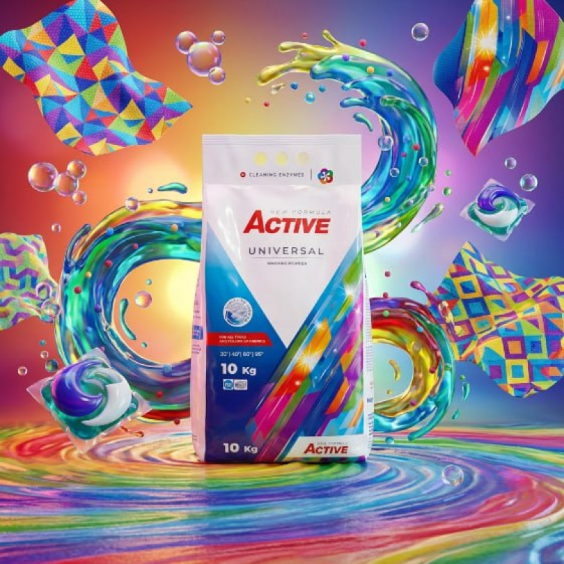 Стиральный порошок Active Universal 10 кг