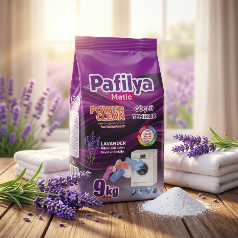 Стиральный Порошок Pafilya Matic Power Clean — Безупречная чистота и аромат лаванды