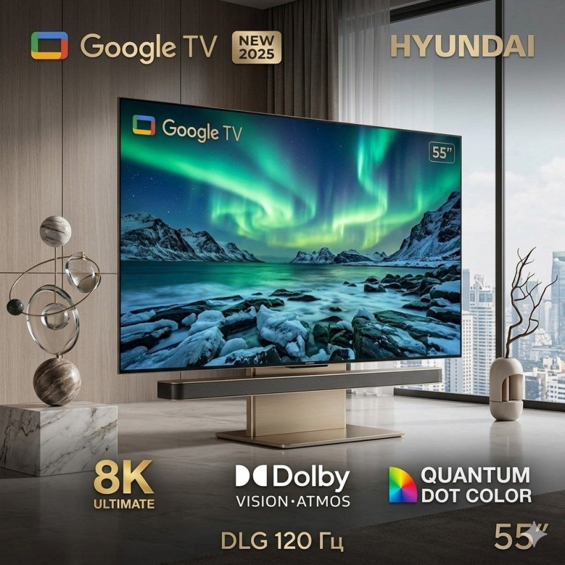 Телевизор Hyundai, 55UHD