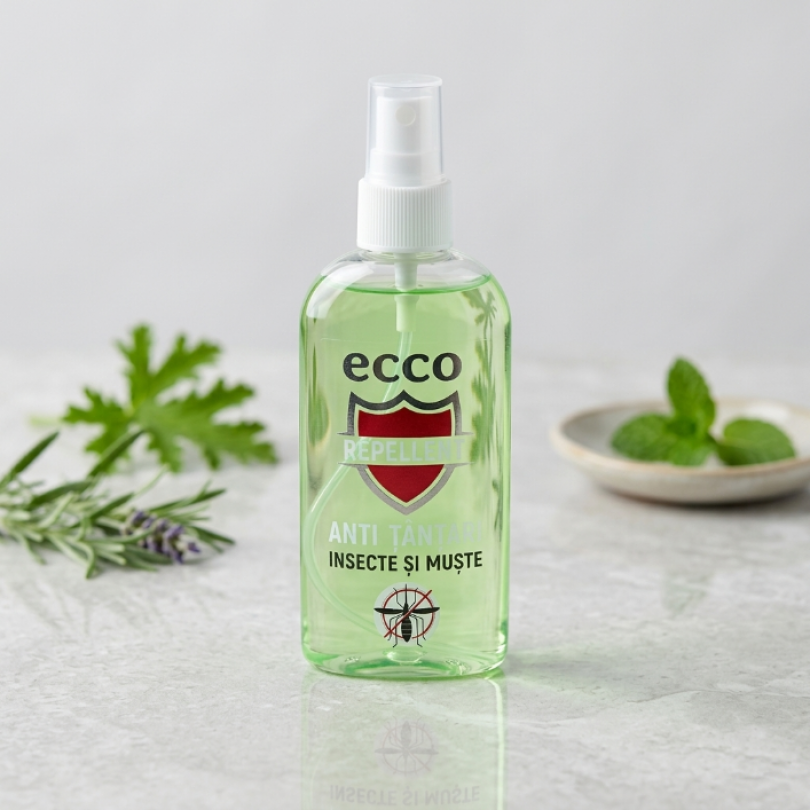 Спрей - защита против  комаров, насекомых и мошек Ecco 100ml