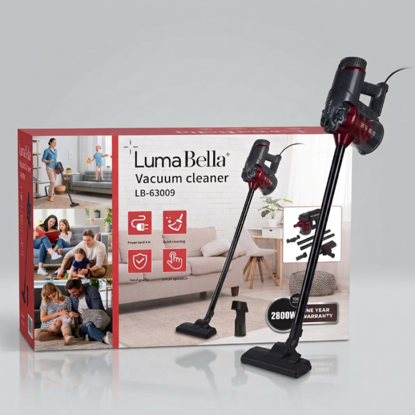 Пылесос вертикальный LumaBella, 2800 Вт, LB-63009