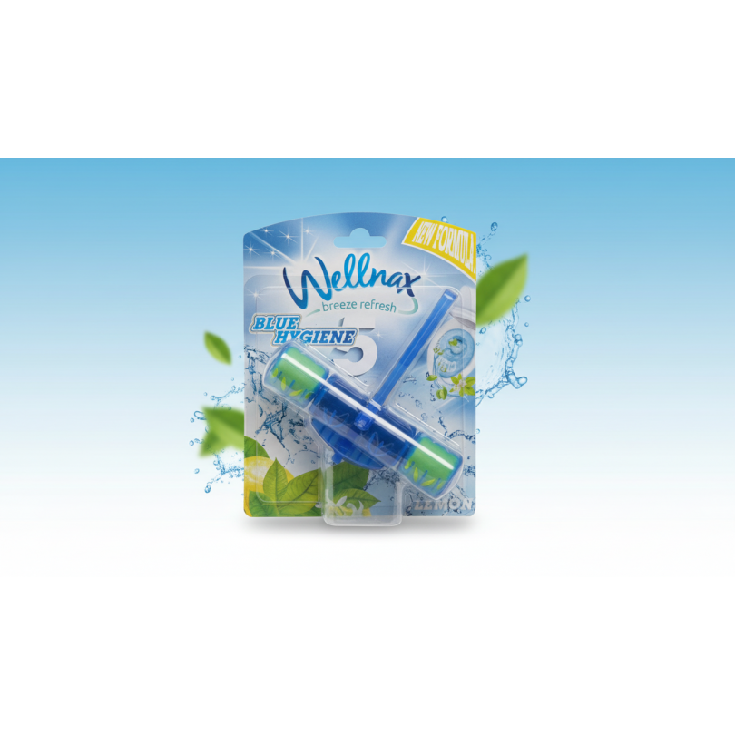 Блок-Освежитель Wellnax Blue Hygiene (Лимон)