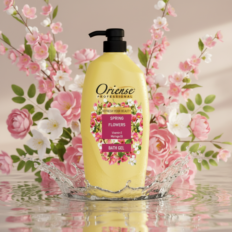 Гель для душа Oriense Professional «Весенние цветы» (1300 мл)