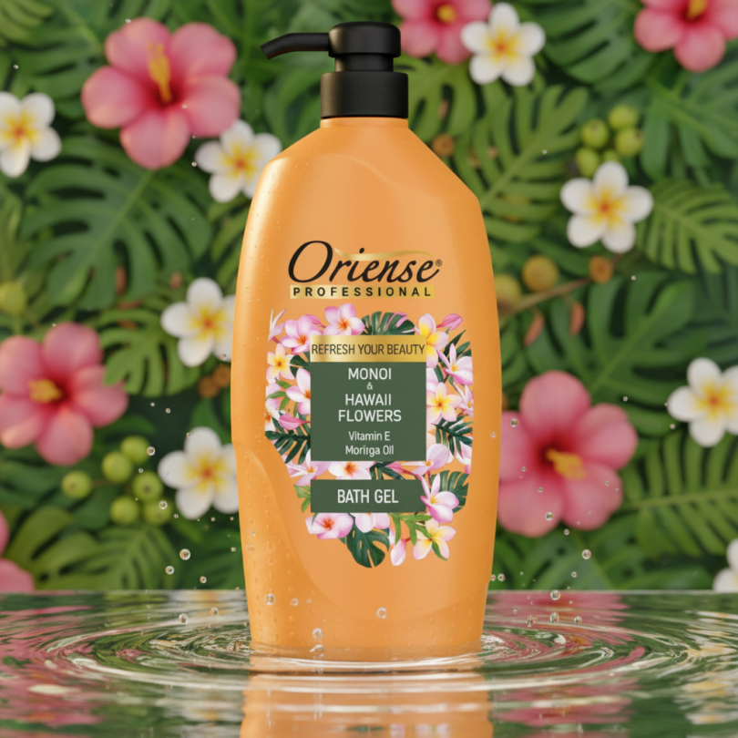 Гель для душа Oriense Professional «Моной и Гавайские цветы» (1300 мл)