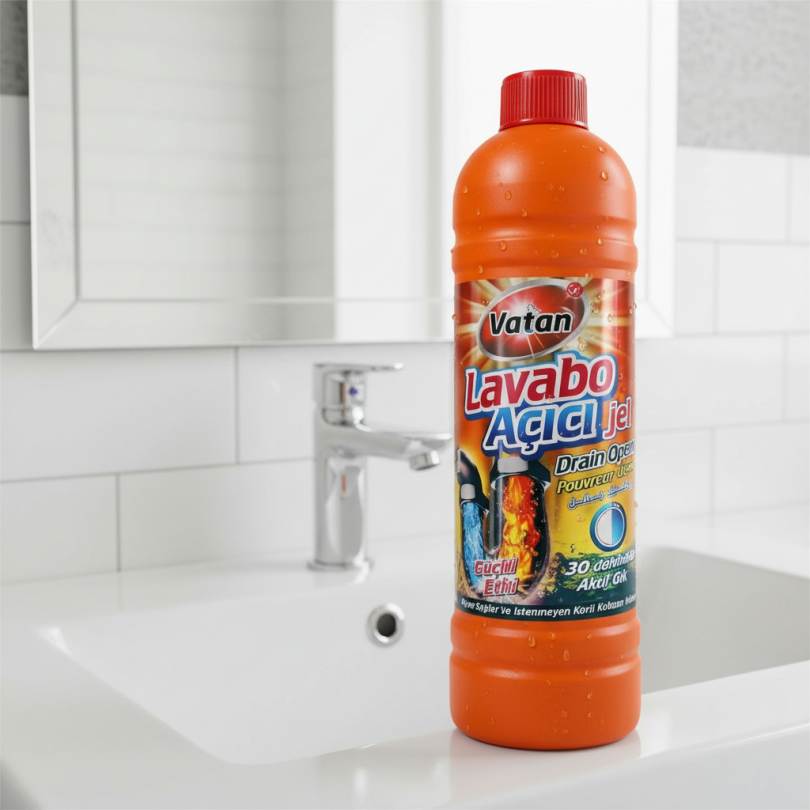 Гель для прочистки труб Vatan Lavabo Açıcı (750 мл)